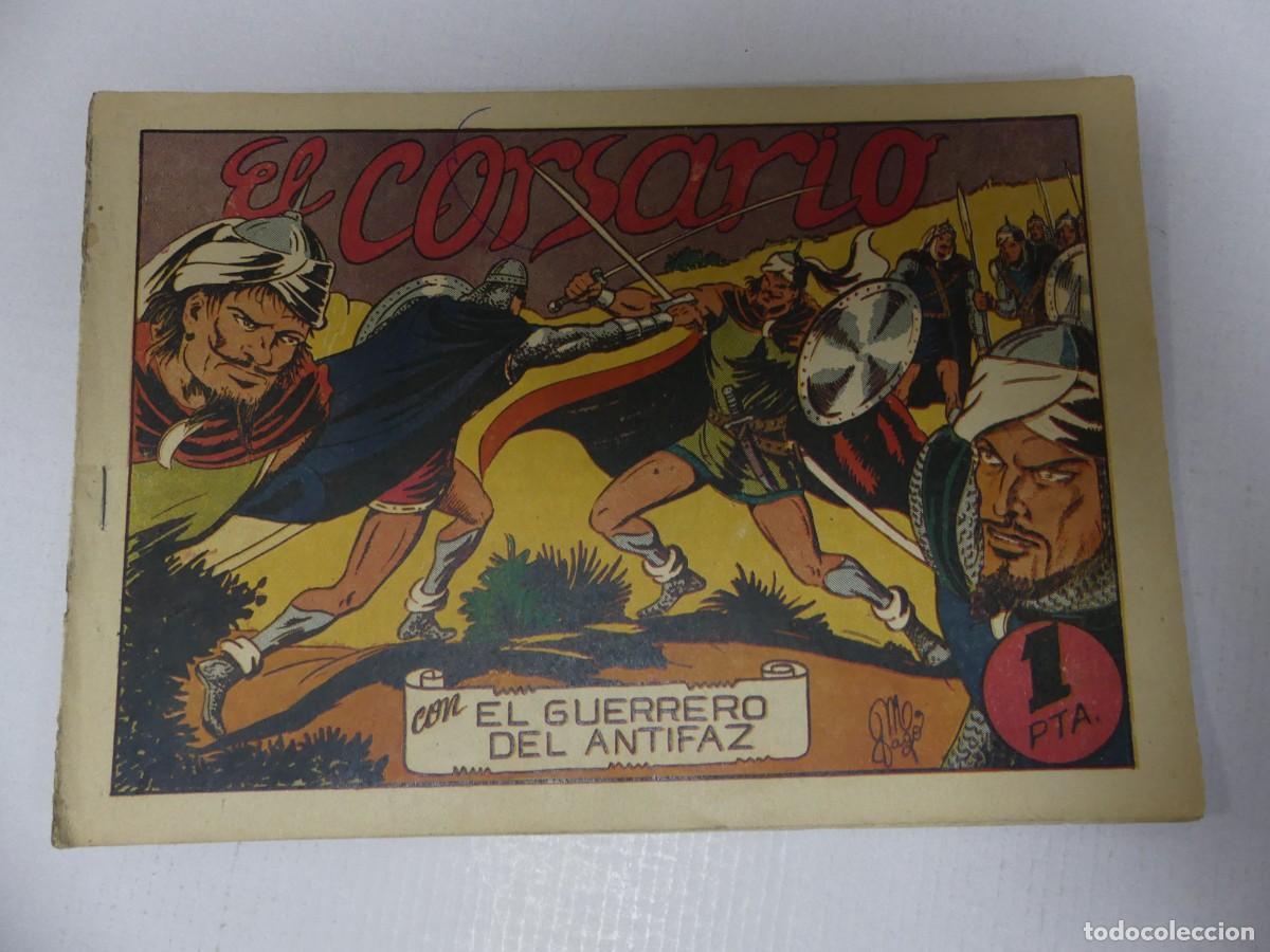 BDs: COMIC &ndash; EL CORSARIO &ndash; CON EL GUERRERO DEL ANTIFAZ &ndash; EDITORIAL VALENCIANA