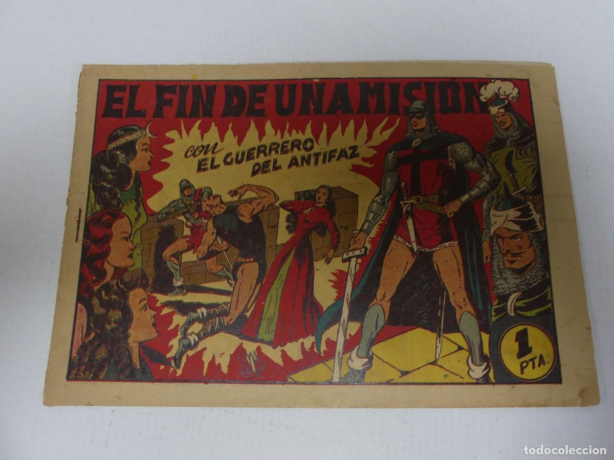 Tebeos: COMIC &ndash; EL FIN DE UNA MISION &ndash; CON EL GUERRERO DEL ANTIFAZ &ndash; EDITORIAL VALENCIANA