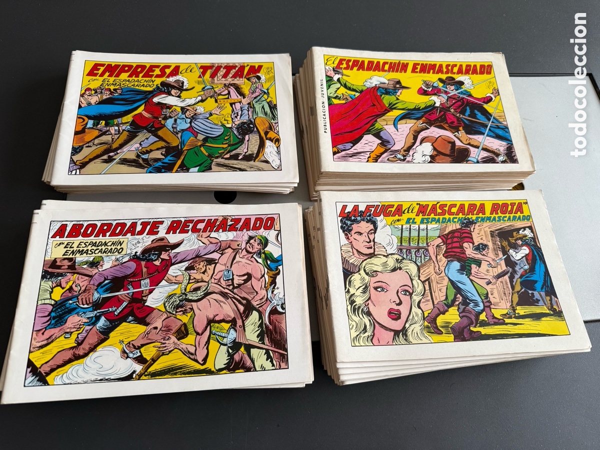 Tebeos: EL ESPADACH&Iacute;N ENMASCARADO. 2 edici&oacute;n COMPLETA. 84 n&uacute;meros