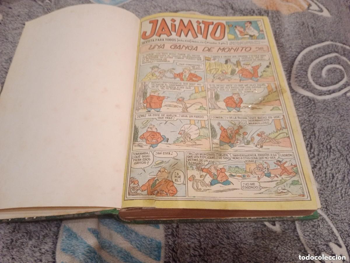 Tebeos: JAIMITO TOMO II CON 40 NUMEROS- EDITORIAL VALENCIANA 1958-59 - leer interior
