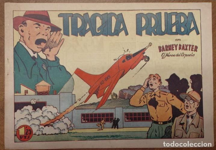 Tebeos: BARNEY BAXTER 1&ordf; EL H&Eacute;ROE DEL ESPACIO n&uacute;m.10 ORIGINAL (EDITORIAL VALENCIANA - 1951)