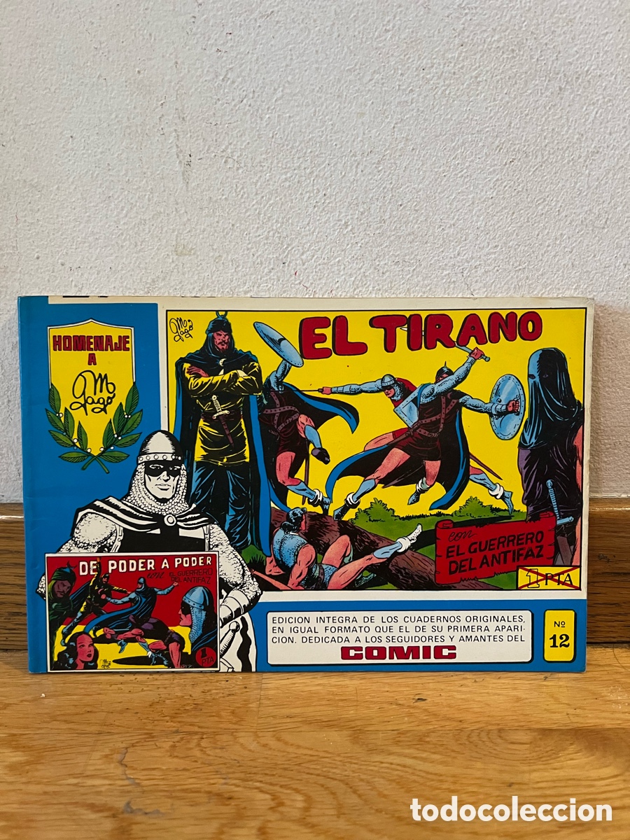 Tebeos: El tirano con el guerrero del antifaz n&uacute;mero 12
