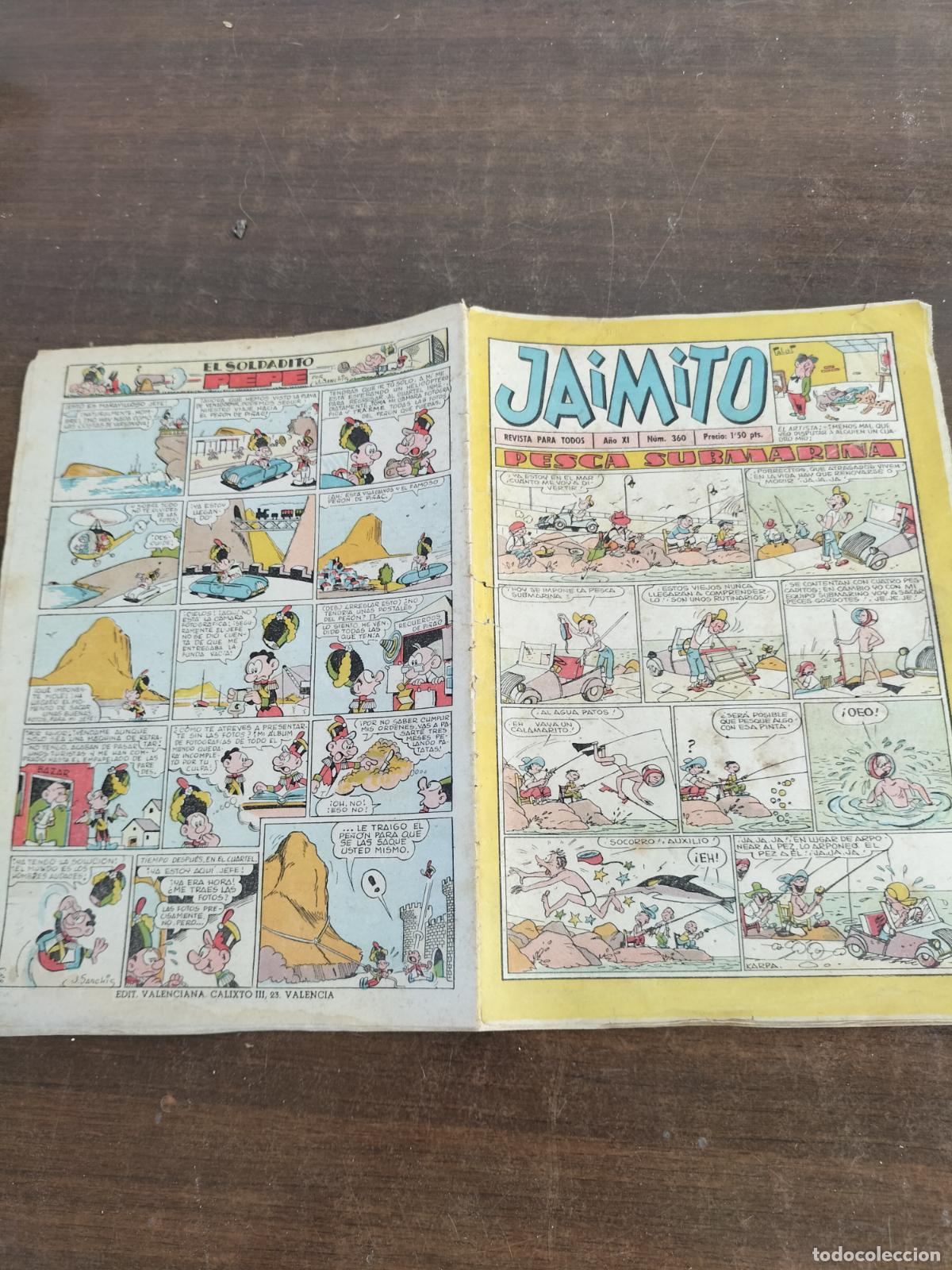 Tebeos: JAIMITO N&ordm; 360 DE VALENCIANA