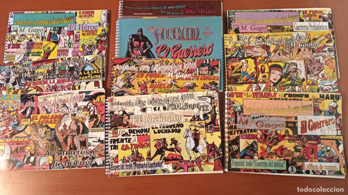 Tebeos: Colecci&oacute;n cromos Los tebeos de una &eacute;poca El Guerrero del Antifaz Manuel Gago Completa