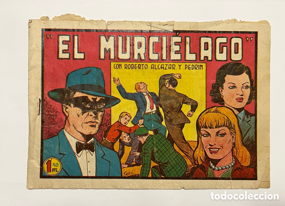 Tebeos: ROBERTO ALCAZAR N&ordm; 317 EL MURCIELAGO. Editorial Valenciana