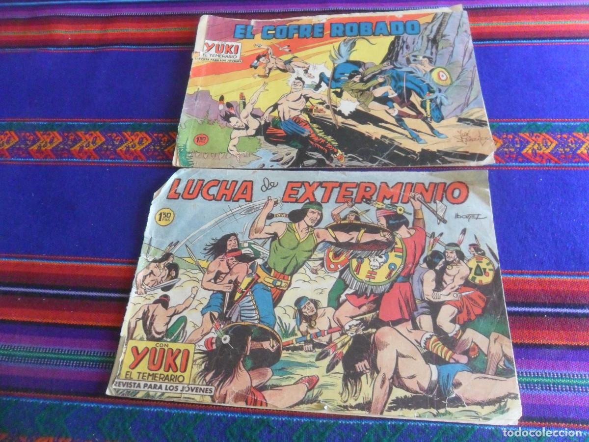 Tebeos: YUKI EL TEMERARIO N&ordm; 48 LUCHA DE EXTERMINIO VALENCIANA 1957. REGALO N&ordm; 73 EL COFRE ROBADO.