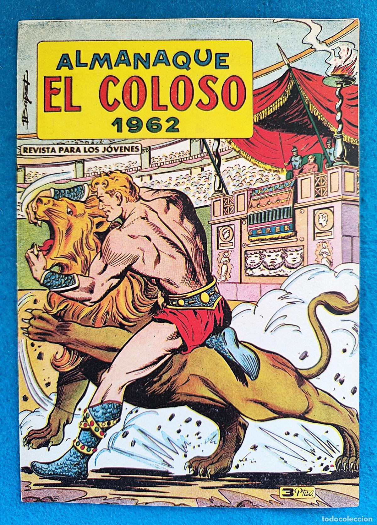 Tebeos: RW TEBEO EL COLOSO ALMANAQUE 1962 EDITORIAL VALENCIANA TBO364