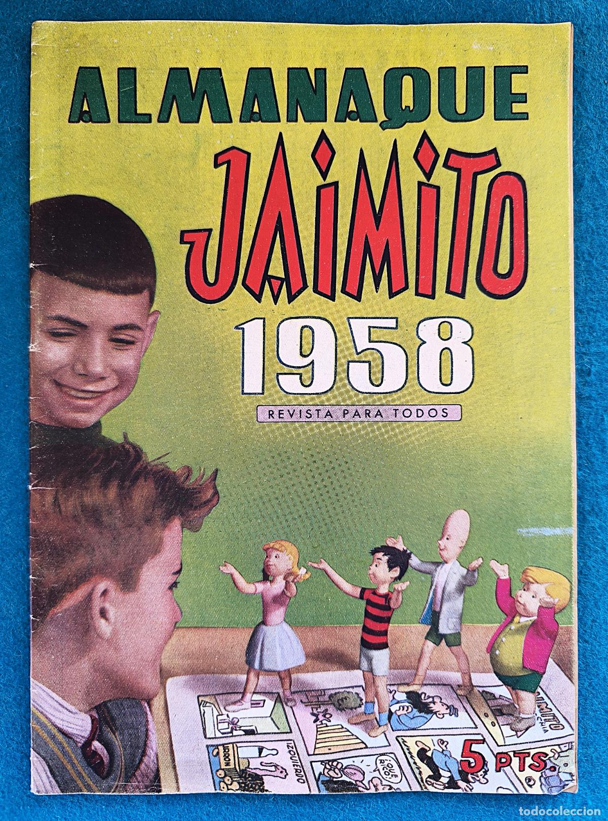 Tebeos: RW TEBEO JAIMITO ALMANAQUE 1958 EDITORIAL VALENCIANA TBO372
