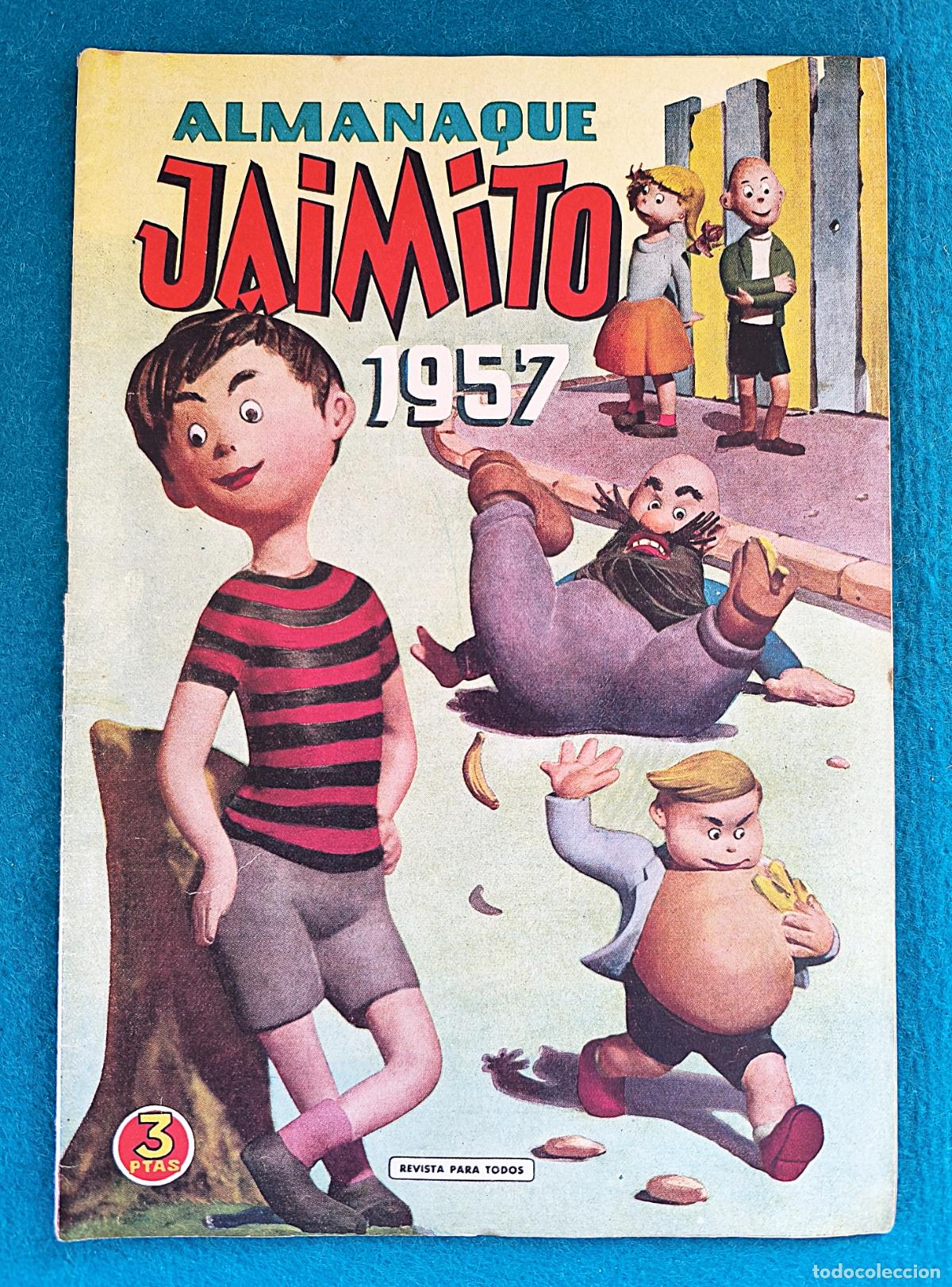 Comics: RW TEBEO JAIMITO ALMANAQUE 1957 EDITORIAL VALENCIANA TBO373
