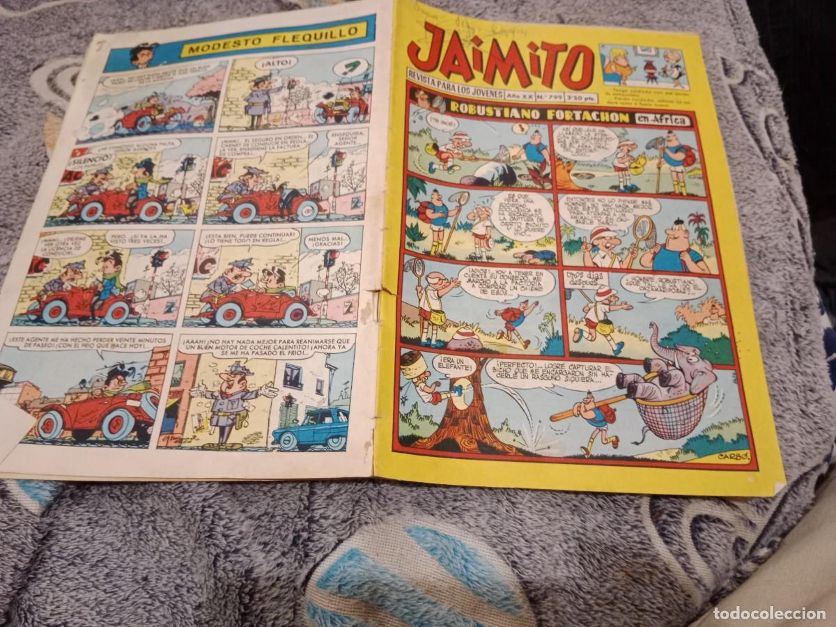 Tebeos: JAIMITO N&ordm;799 EDITORIAL VALENCIANA 1965