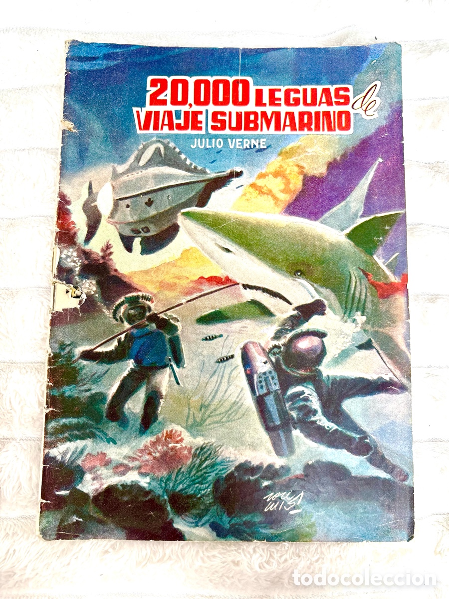 Tebeos: Tebeo Original 1960 - 20.000 Leguas de Viaje Submarino N&ordm; 1 (Editorial Valenciana)