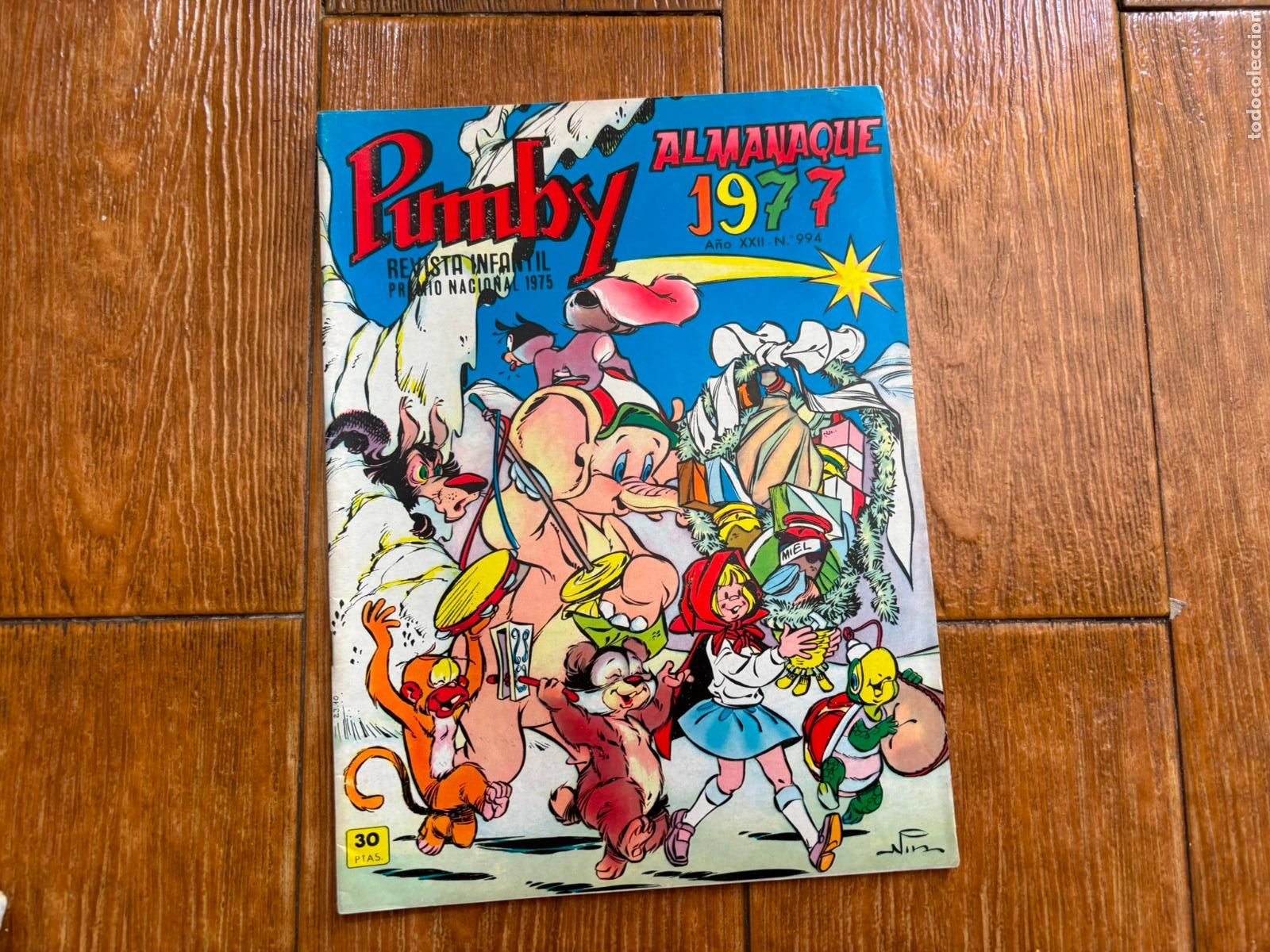 Tebeos: PUMBY ALMANAQUE 1977 EDITORIAL VALENCIANA