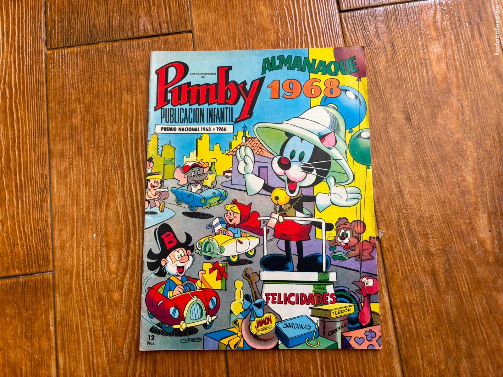 Tebeos: PUMBY ALMANAQUE 1968 EDITORIAL VALENCIANA