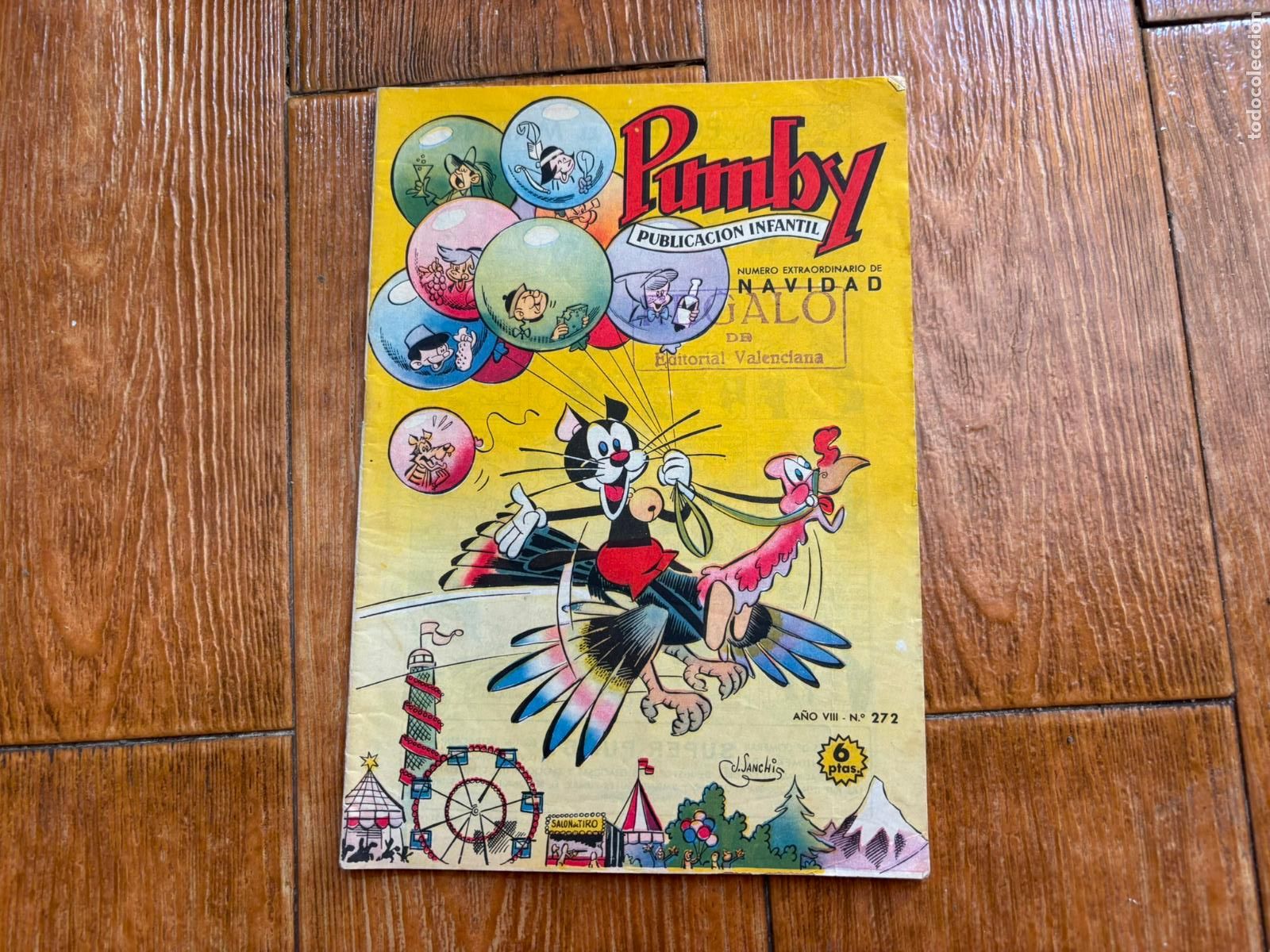 Tebeos: PUMBY N&ordm; 272 EXTRA NAVIDAD 1962 EDITORIAL VALENCIANA