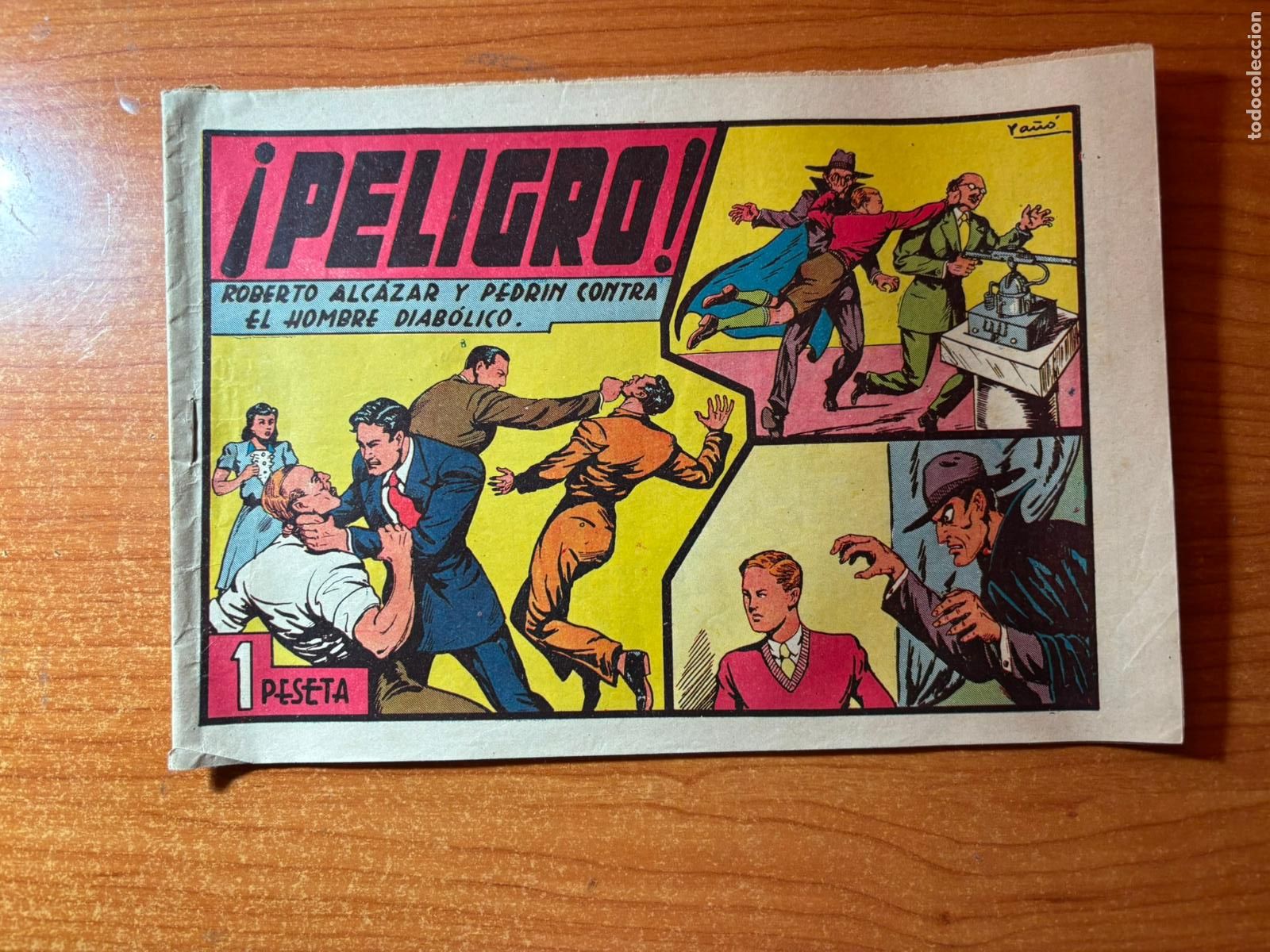 Tebeos: ROBERTO ALCAZAR Y PEDRIN N&ordm; 100 CONTRA EL HOMBRE DIABOLICO EDITORIAL VALENCIANA ORIGINAL