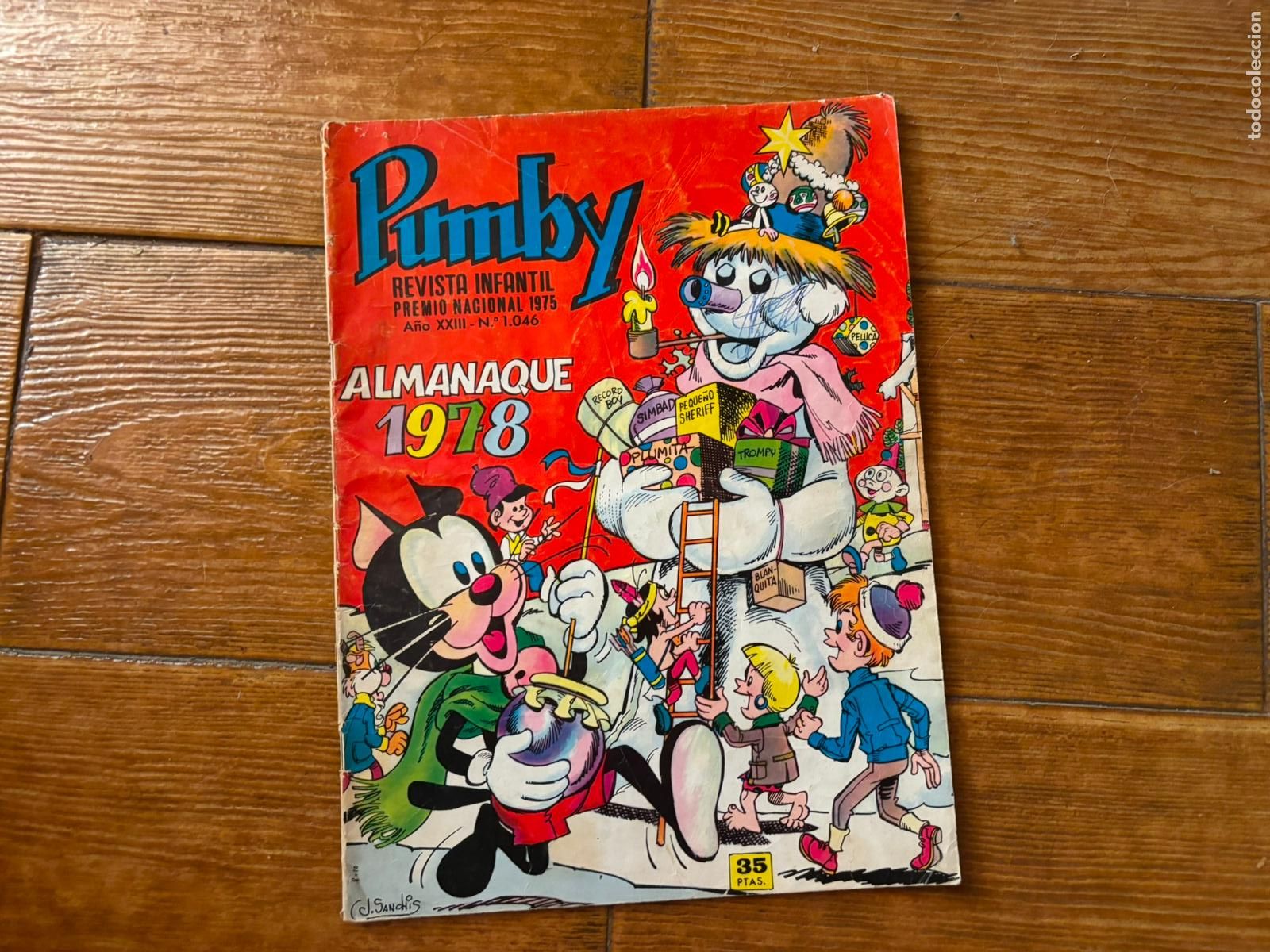 Tebeos: PUMBY ALMANAQUE 1978 EDITORIAL VALENCIANA