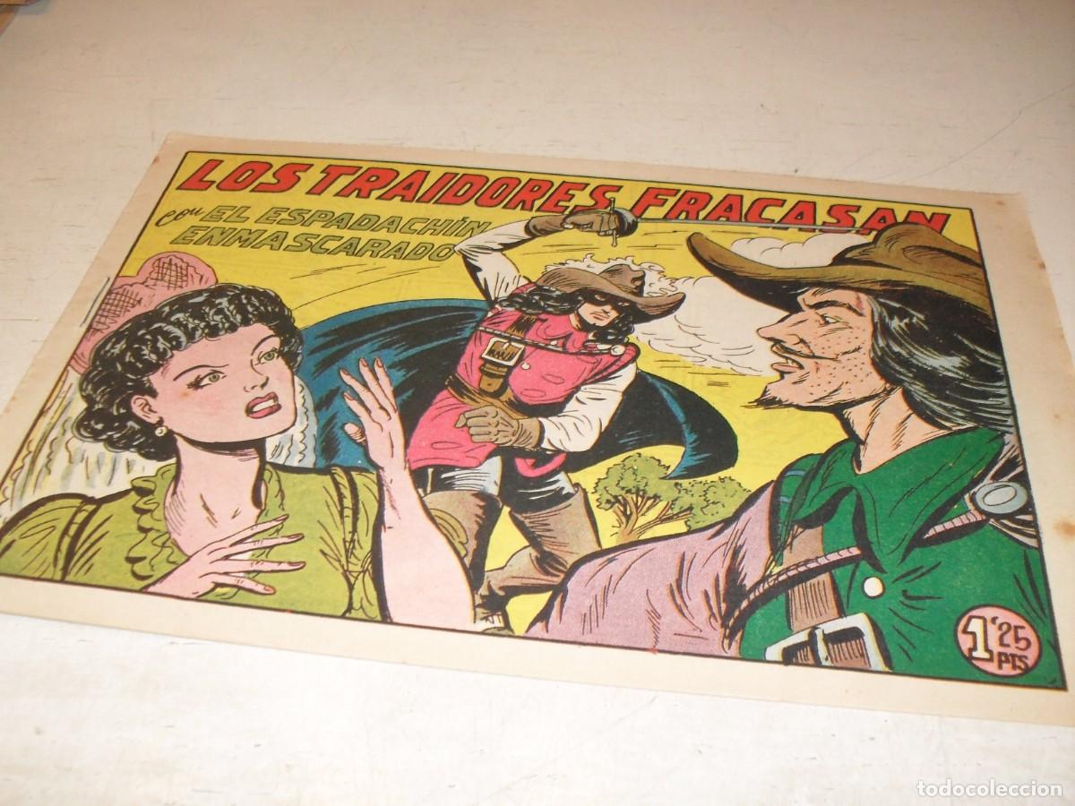 Livros de Banda Desenhada: EL ESPADACHIN ENMASCARADO N&ordm; 184,LOS TRAIDORES FRACASAN,DE 252,DE M.GAGO.VALENCIANA,1952