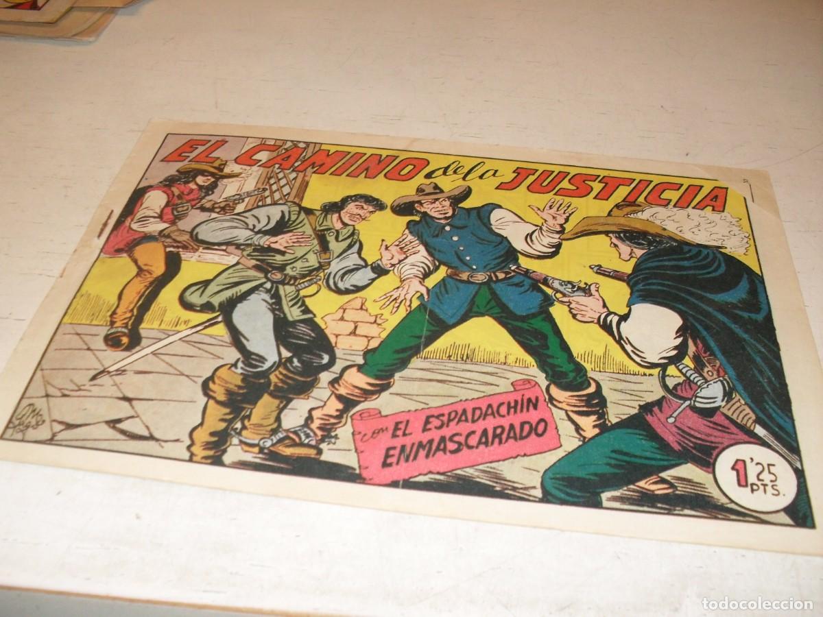 Livros de Banda Desenhada: EL ESPADACHIN ENMASCARADO N&ordm; 170,EL CAMINO DE LA JUSTICIA,DE 252,DE M.GAGO.VALENCIANA,1952