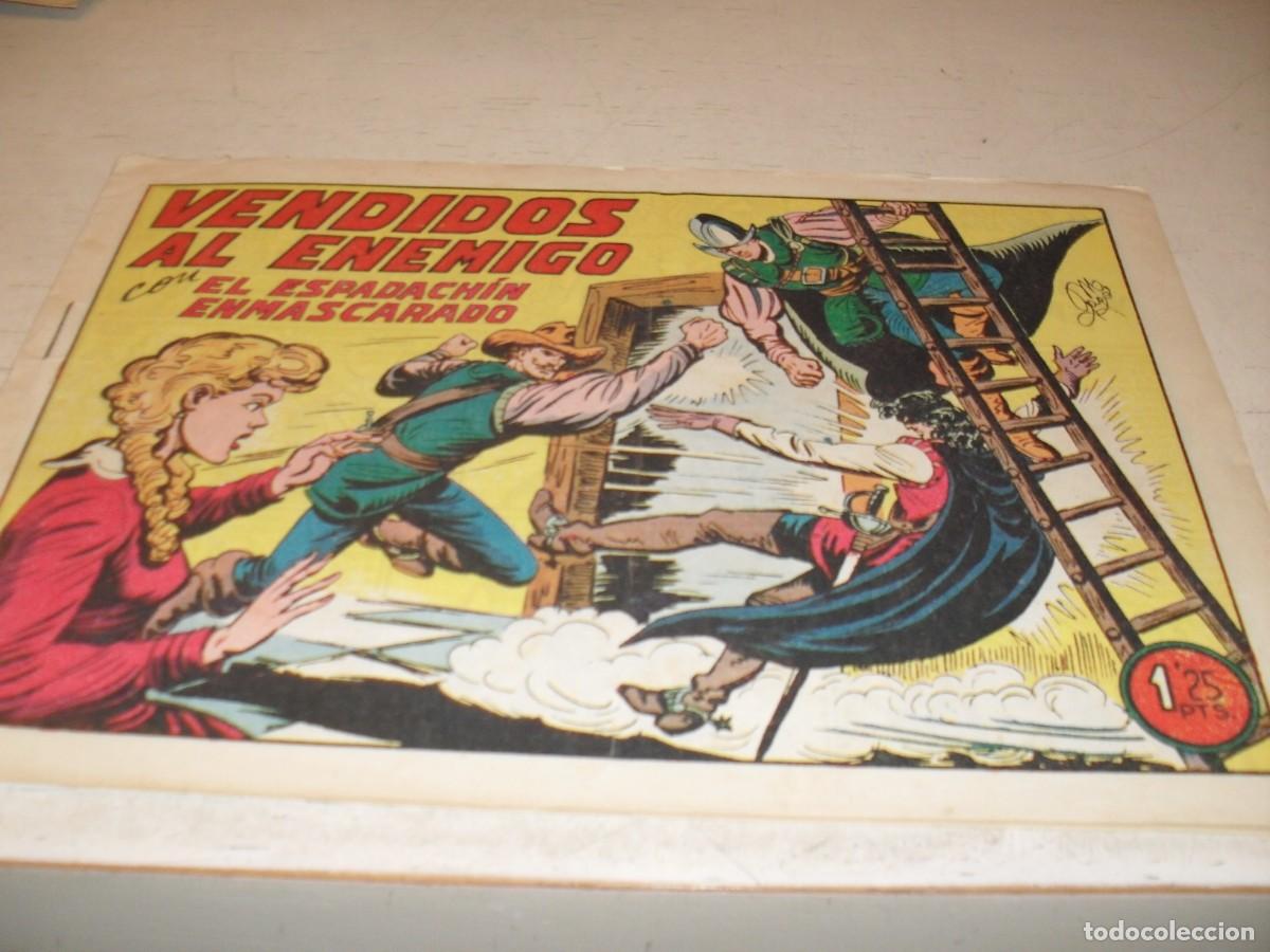 BDs: EL ESPADACHIN ENMASCARADO N&ordm; 159,VENDIDOS AL ENEMIGO,DE 252,DE M.GAGO.VALENCIANA,1952