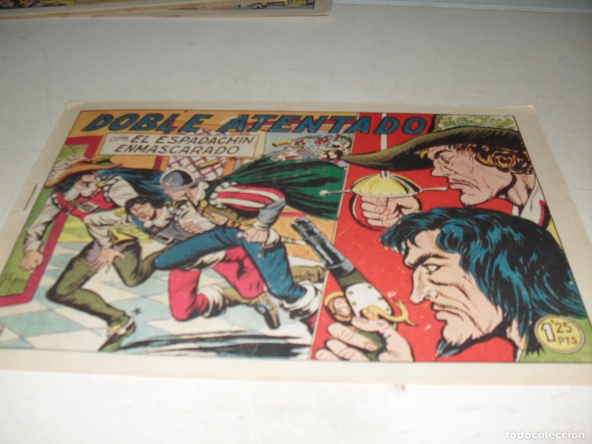Tebeos: EL ESPADACHIN ENMASCARADO N&ordm; 146,DOBLE ATENTADO,DE 252,DE M.GAGO.VALENCIANA,1952