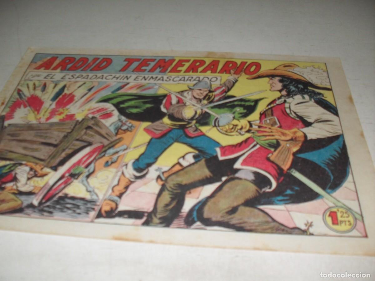 Tebeos: EL ESPADACHIN ENMASCARADO N&ordm; 145,ARDID TEMERARIO,DE 252,DE M.GAGO.VALENCIANA,1952