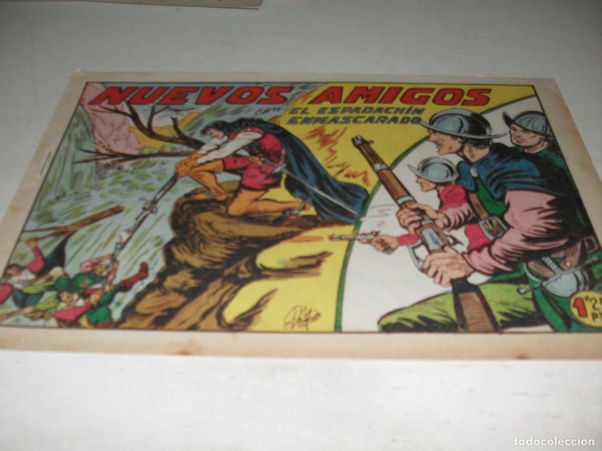 Tebeos: EL ESPADACHIN ENMASCARADO N&ordm; 143,NUEVOS AMIGOS,DE 252,DE M.GAGO.VALENCIANA,1952