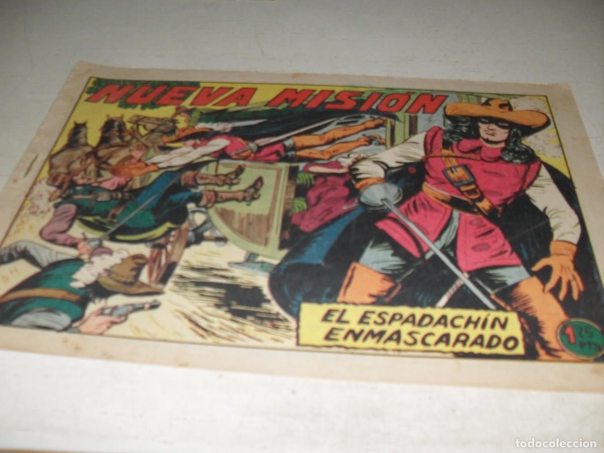 Tebeos: EL ESPADACHIN ENMASCARADO N&ordm; 137,NUEVA MISION,DE 252,DE M.GAGO.VALENCIANA,1952
