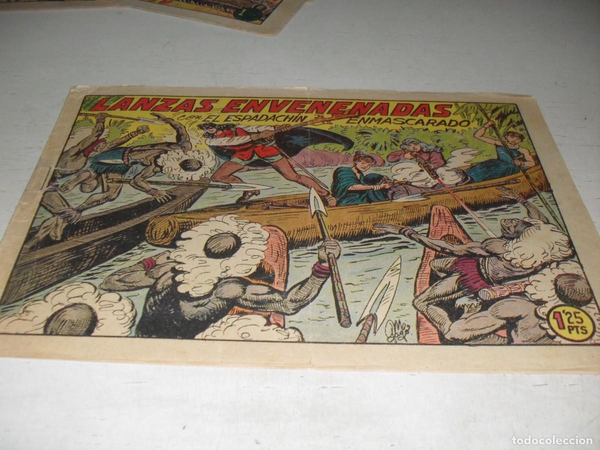 Tebeos: EL ESPADACHIN ENMASCARADO N&ordm; 116,LANZAS ENVENENADAS,DE 252,DE M.GAGO.VALENCIANA,1952