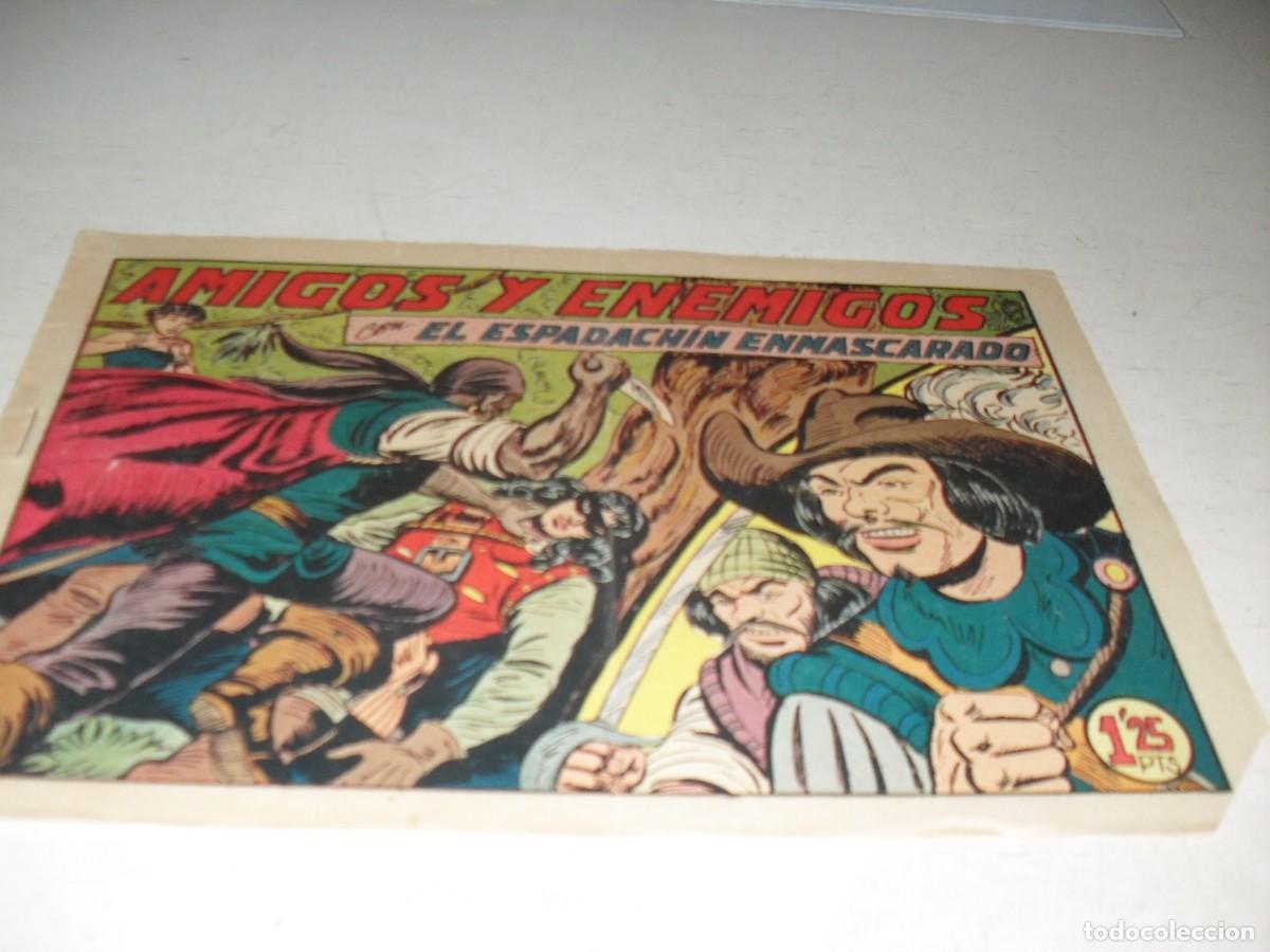 Tebeos: EL ESPADACHIN ENMASCARADO N&ordm; 115,AMIGOS Y ENEMIGOS,DE 252,DE M.GAGO.VALENCIANA,1952