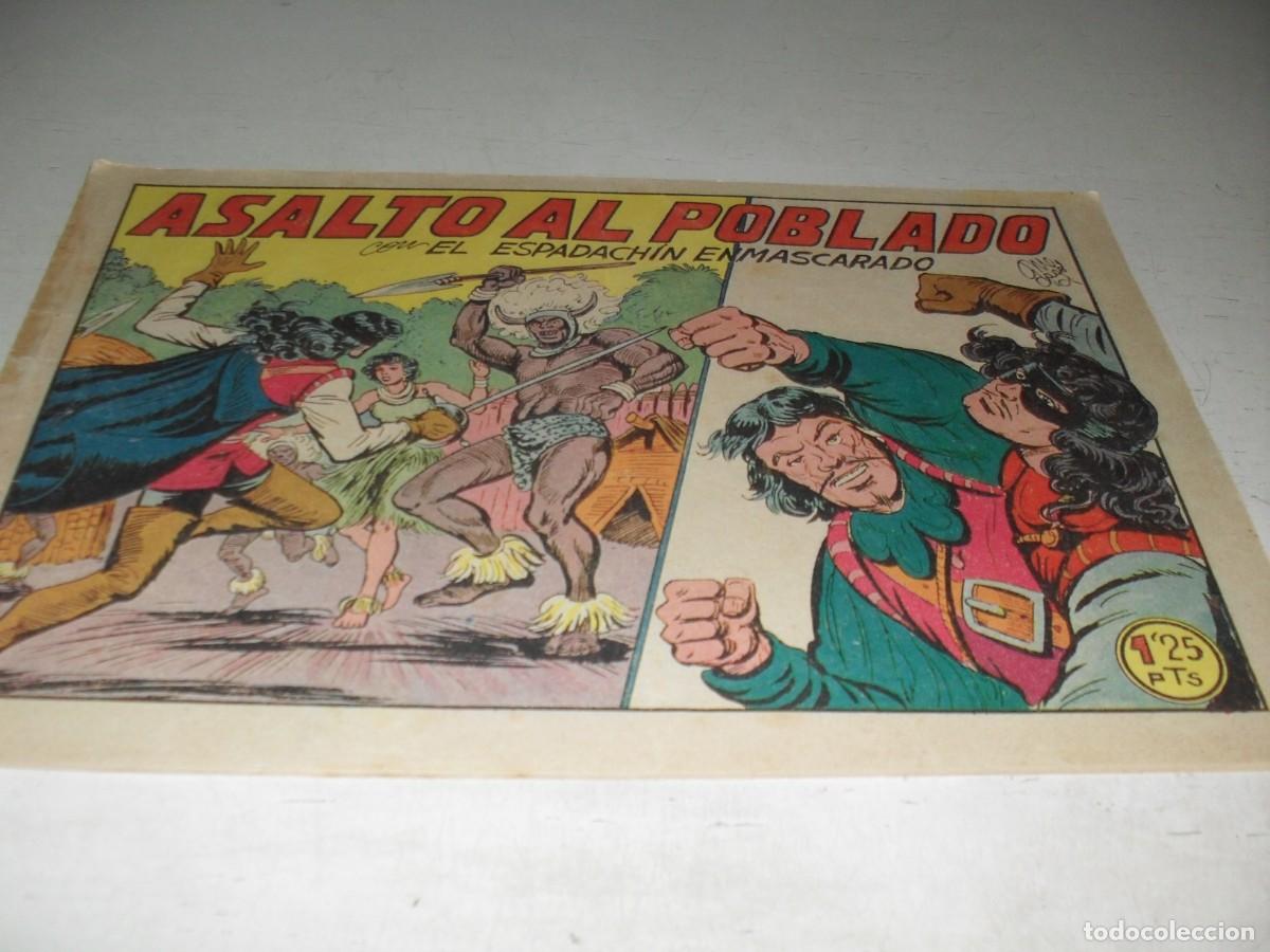Livros de Banda Desenhada: EL ESPADACHIN ENMASCARADO N&ordm; 114,ASALTO AL POBLADO,DE 252,DE M.GAGO.VALENCIANA,1952