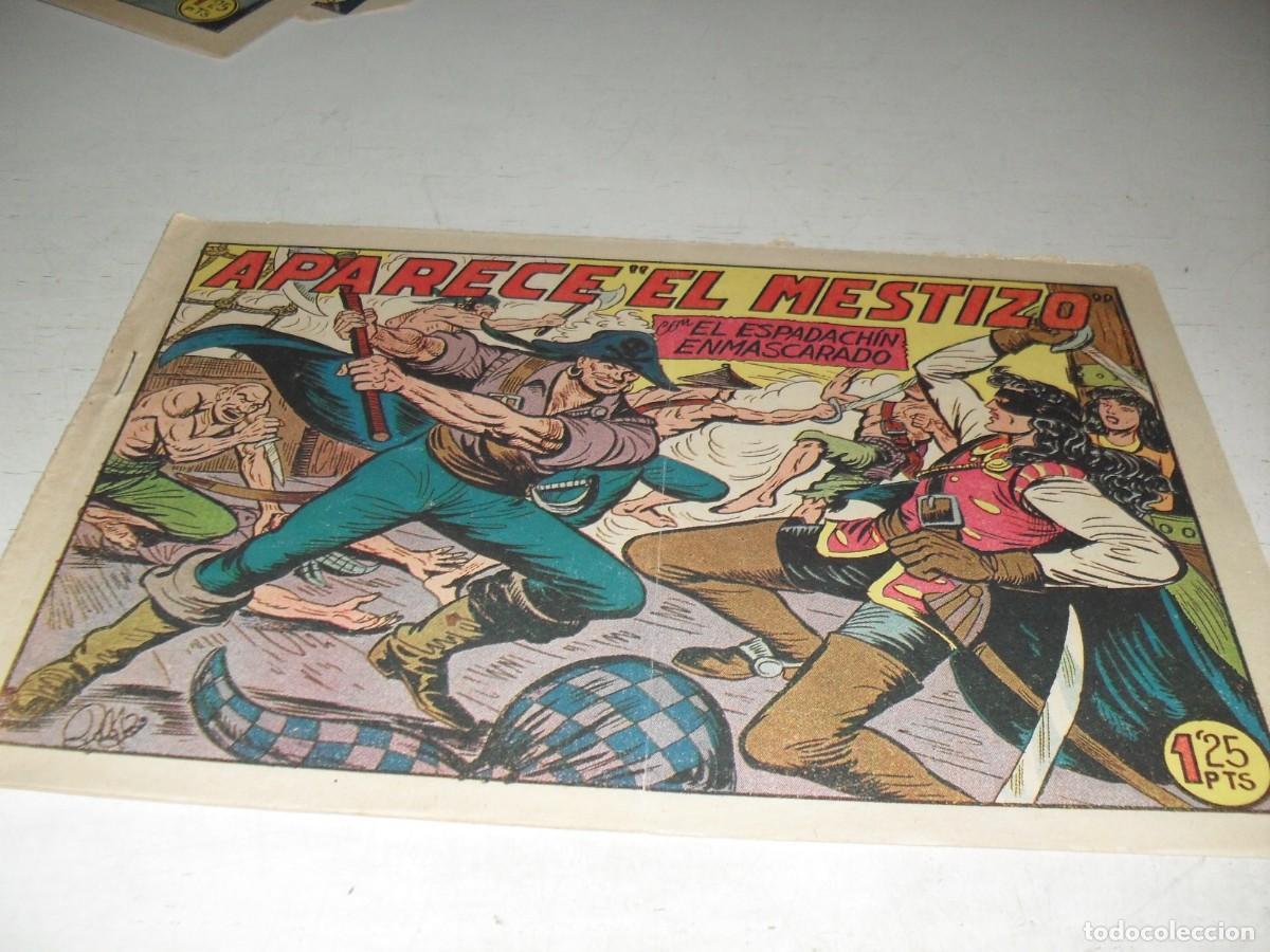 Livros de Banda Desenhada: EL ESPADACHIN ENMASCARADO N&ordm; 109,APARECE EL MESTIZO,DE 252,DE M.GAGO.VALENCIANA,1952