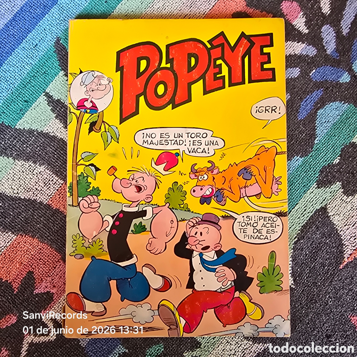Tebeos: POPEYE, RECORTA Y DECORA (VALENCIANA)