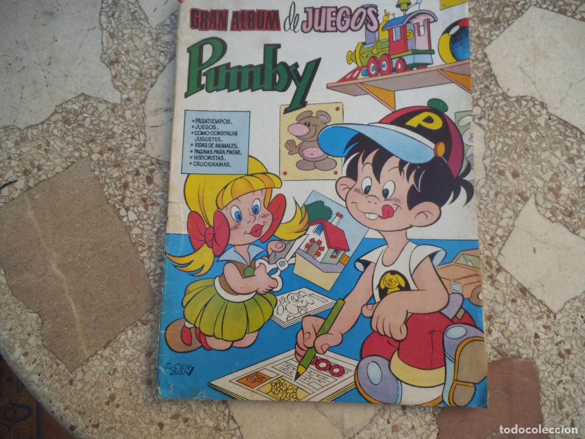 Tebeos: tebeo, gran album de juegos pumby, n&ordm; 34, editora valenciana, 1958