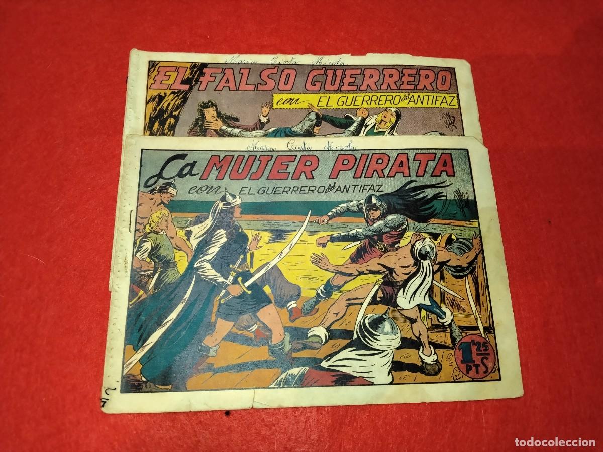 Tebeos: EL GUERRERO DEL ANTIFAZ N&ordm; 81 Y 82 (ORIGINAL) EDITORIAL VALENCIANA