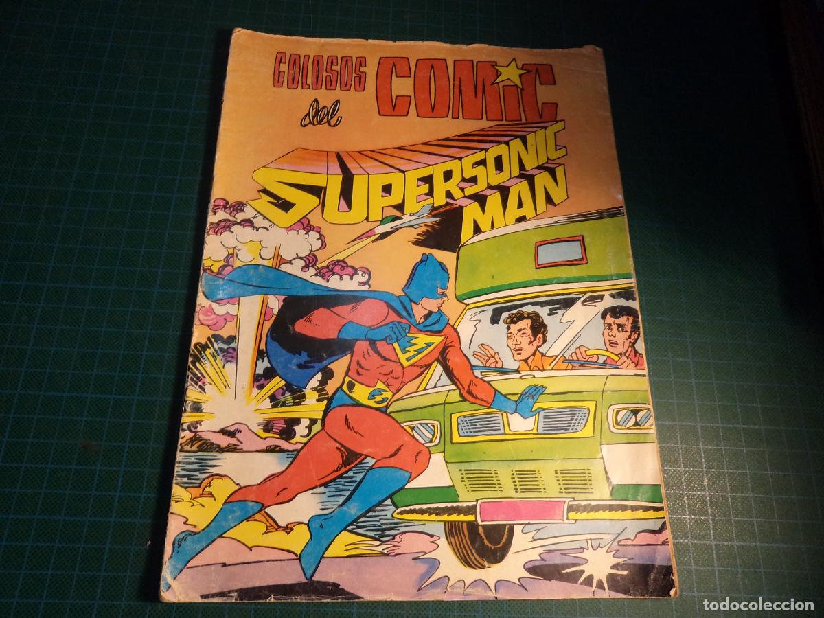 Tebeos: Supersonic Man. N&ordm; 2. Valenciana. Con se&ntilde;ales de uso