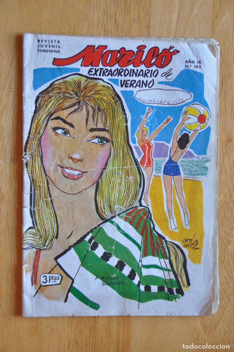Tebeos: MARIL&Oacute; - REVISTA JUVENIL FEMENINA - NUMERO EXTRAORDINARIO DE VERANO N&ordm; 192