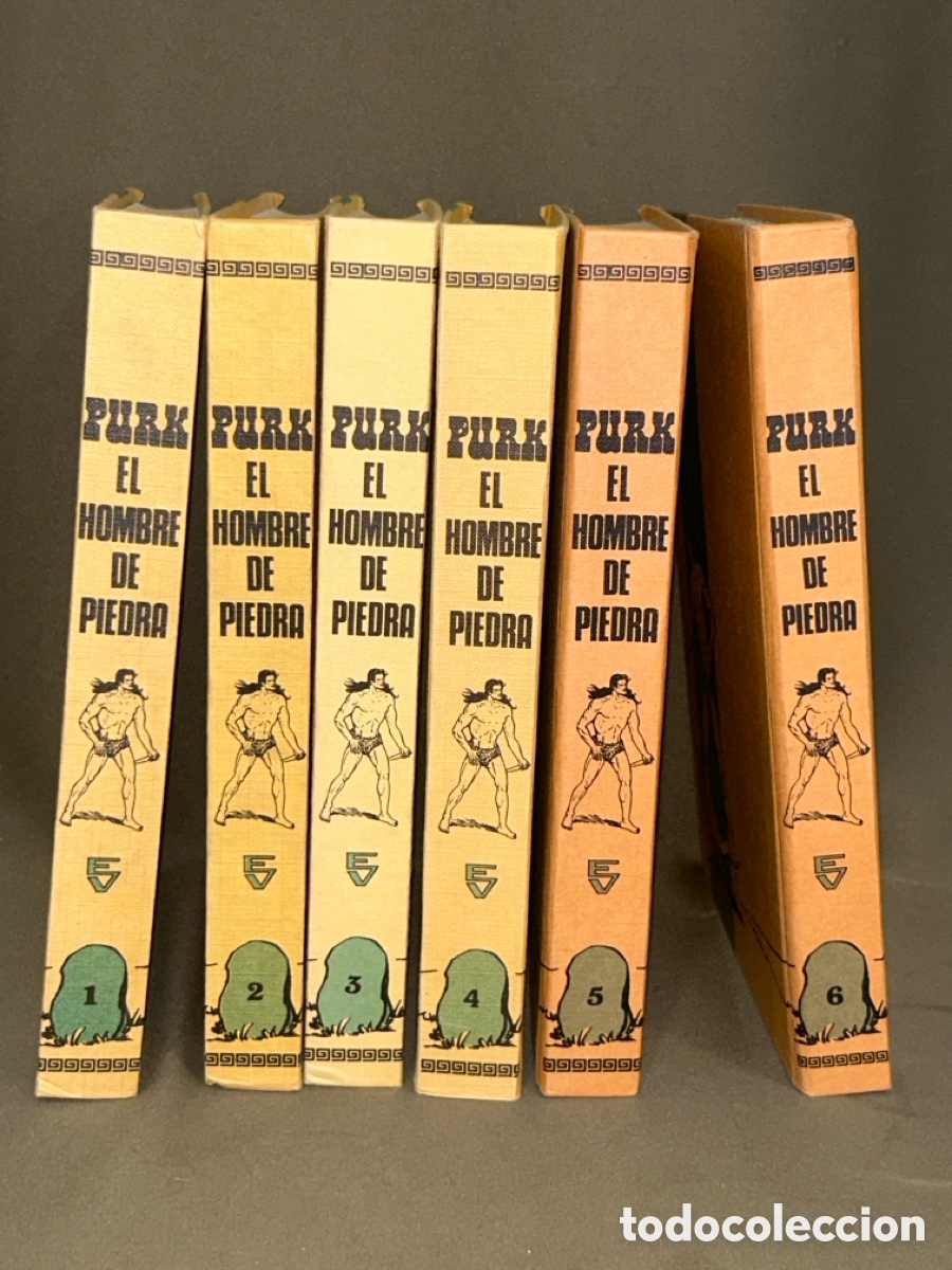 Tebeos: PURK EL HOMBRE DE PIEDRA COLECCION COMPLETA 114 NUMEROS EN 6 TOMOS M&Aacute;S EXTRAS EDITORIAL VALENCIANA