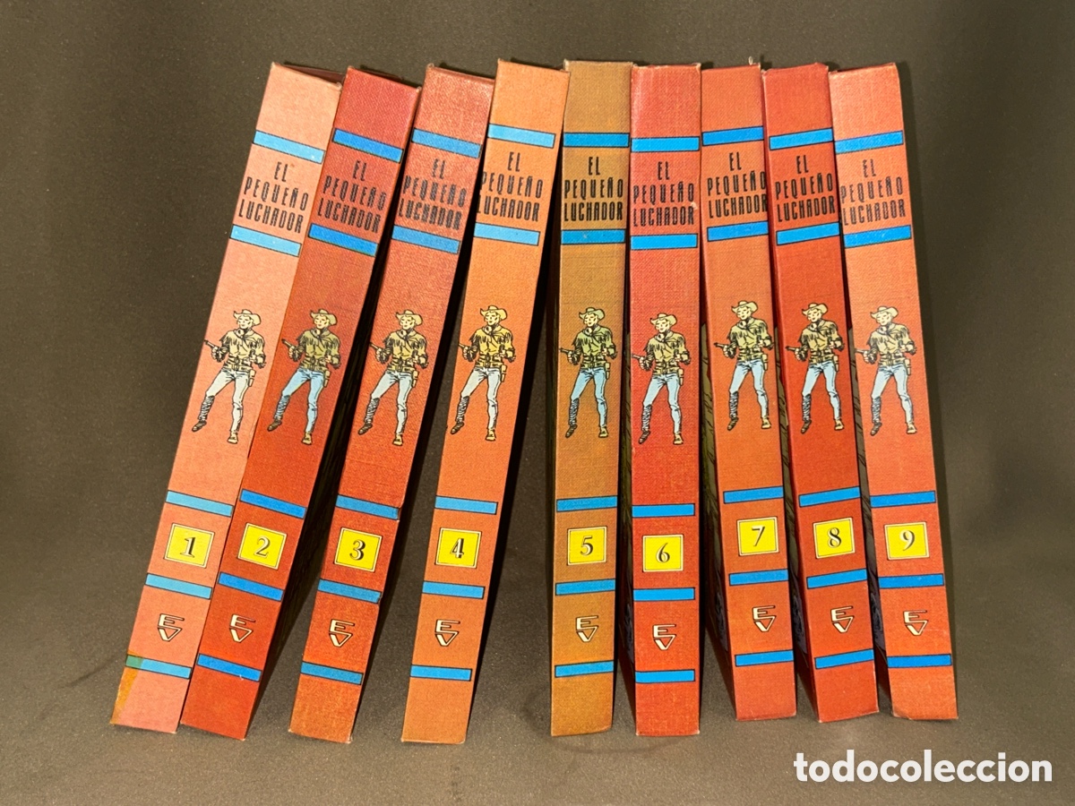 Tebeos: EL PEQUE&Ntilde;O LUCHADOR COLECCION COMPLETA 87 NUMEROS EN 9 TOMOS EDITORIAL VALENCIANA