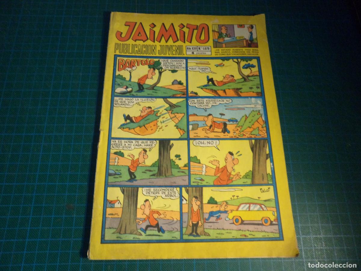 Tebeos: Jaimito. N&ordm; 1079. Valenciana. Con se&ntilde;ales de uso