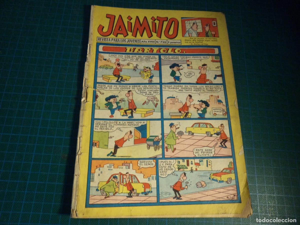 Tebeos: Jaimito. N&ordm; 720. Valenciana. MUY CASTIGADO