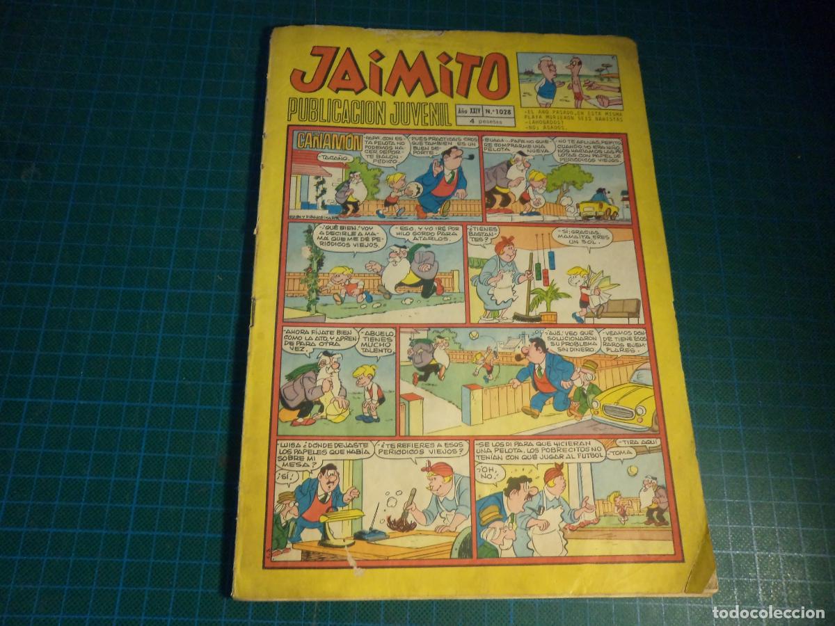 Tebeos: Jaimito. N&ordm; 1028. Valenciana. Con se&ntilde;ales de uso