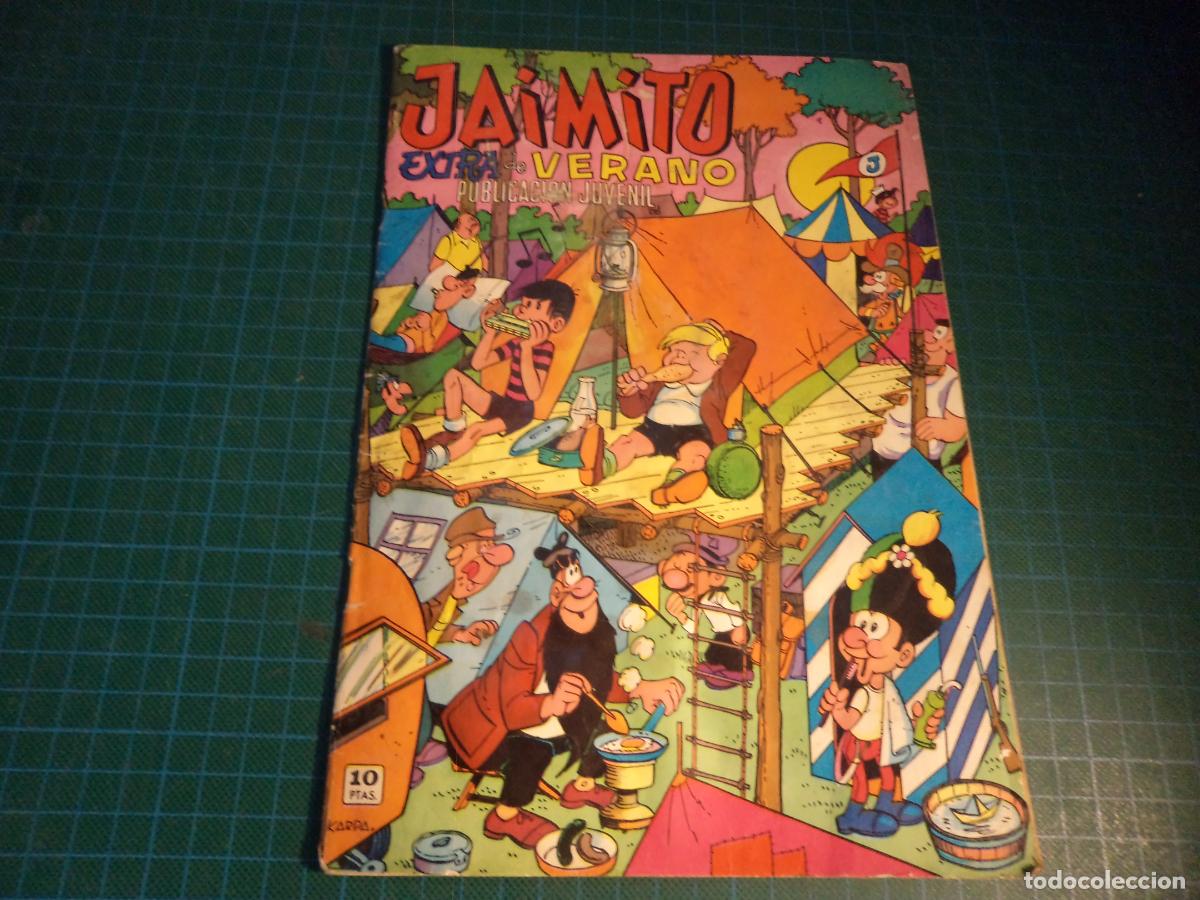 Tebeos: Jaimito extra de verano 1970. Valenciana. Con se&ntilde;ales de uso