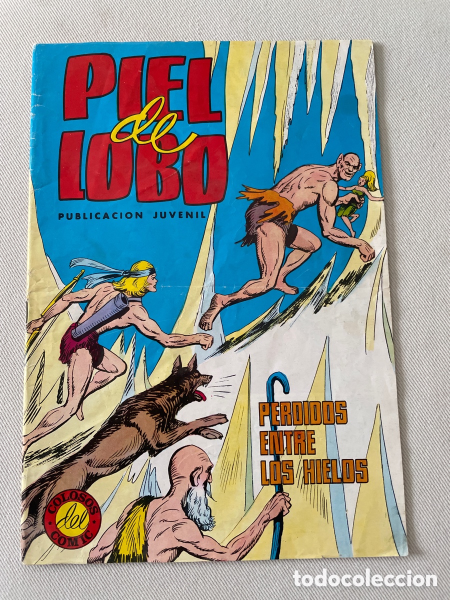 Tebeos: PIEL DE LOBO. N&ordm; 12.- PERIODOS ENTRE LOS HELOS. COLOSOS DEL COMIC. EDITORA VALENCIANA. 1980