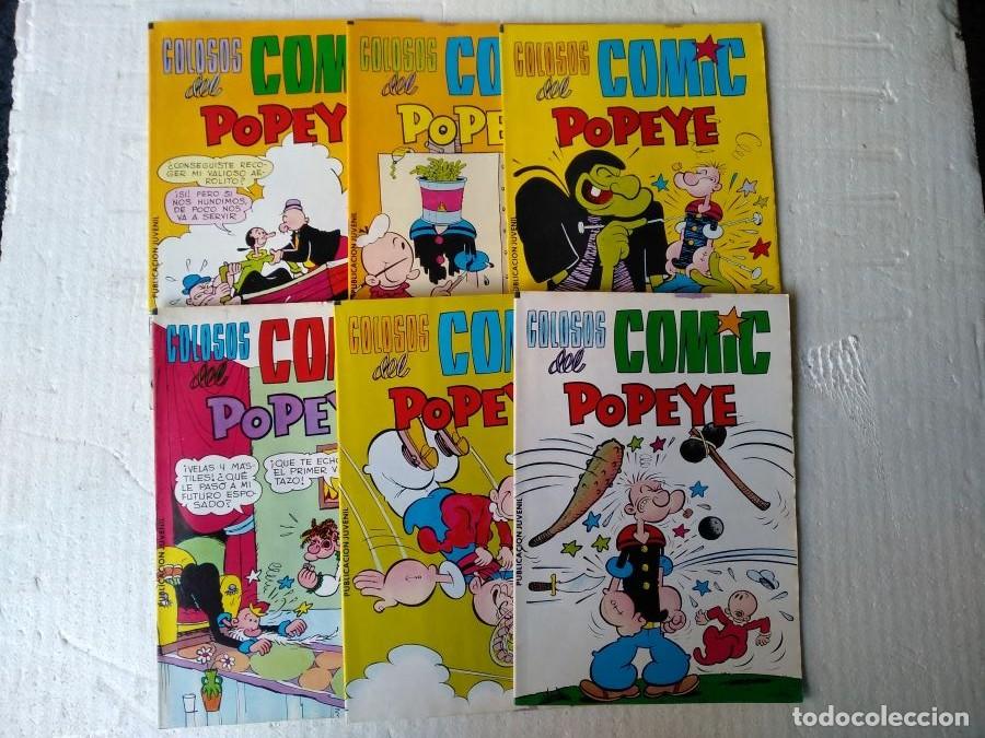 Tebeos: 6 comic POPEYE n&ordm; 42, 43 , 46, 47 , 48 ,52 ,, valenciana 1981,