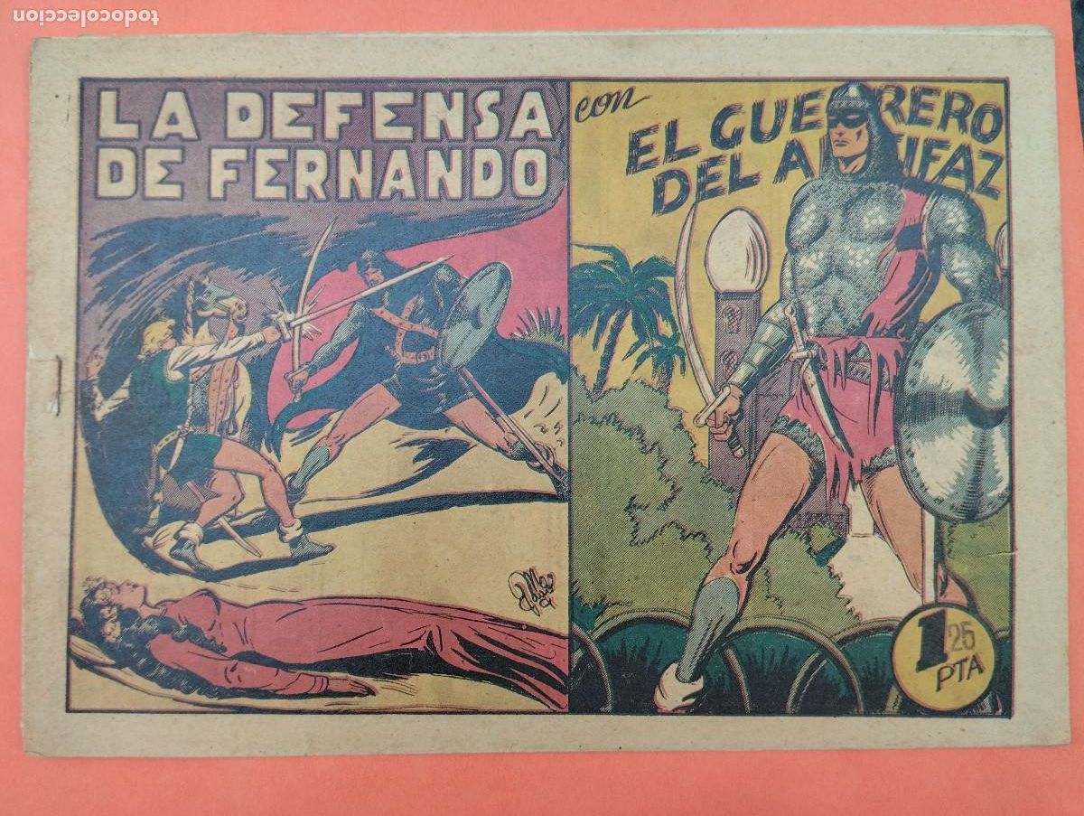 Tebeos: LA DEFENSA DE FERNANDO CON EL GUERRERO DEL ANTIFAZ. N&ordm; 60. ED. VALENCIANA.