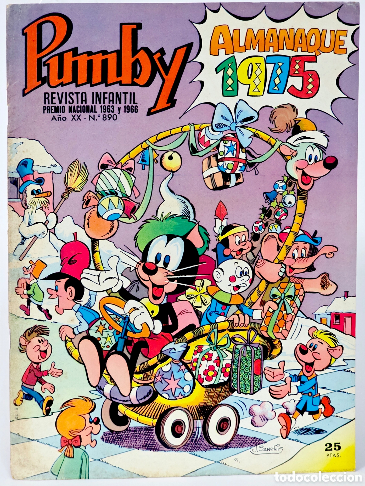 Tebeos: C&Oacute;MIC PUMBY ALMANAQUE EN 1975 EDITORIAL VALENCIANA NORMAL/BUEN ESTADO