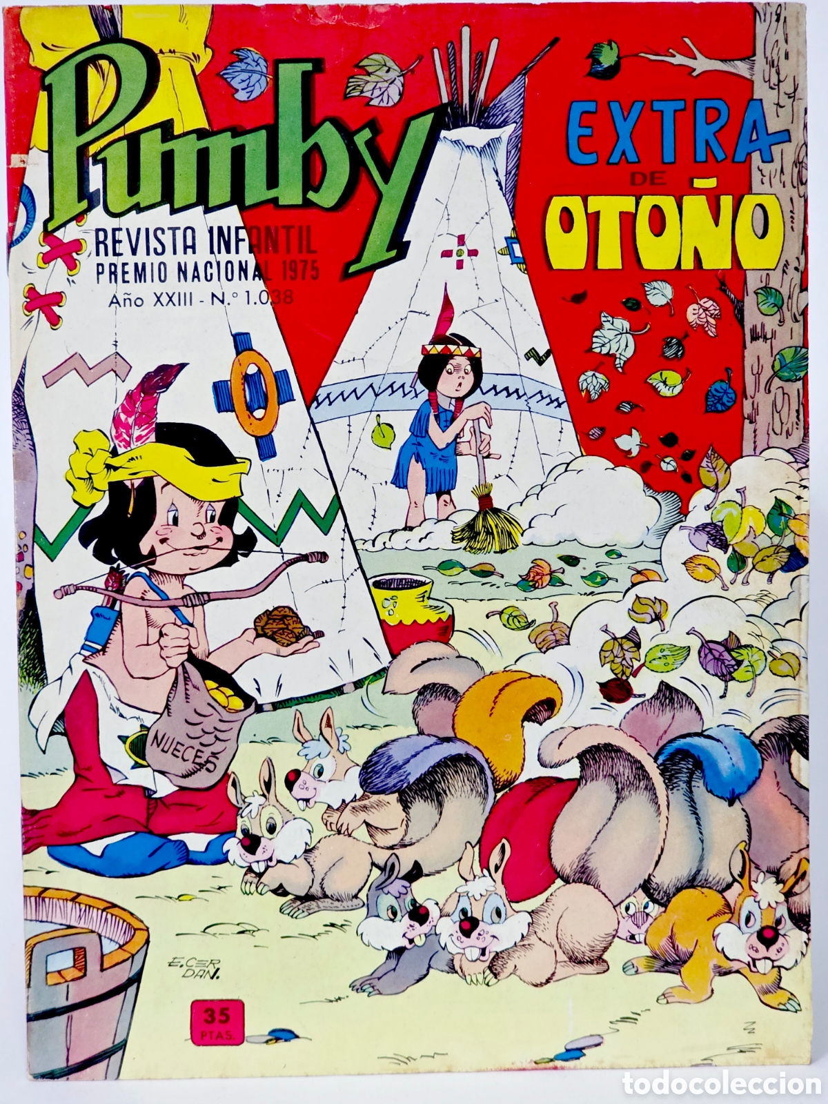 Tebeos: C&Oacute;MIC PUMBY 1038 EXTRA OTO&Ntilde;O 1977 EDITORIAL VALENCIANA MUY BUEN ESTADO