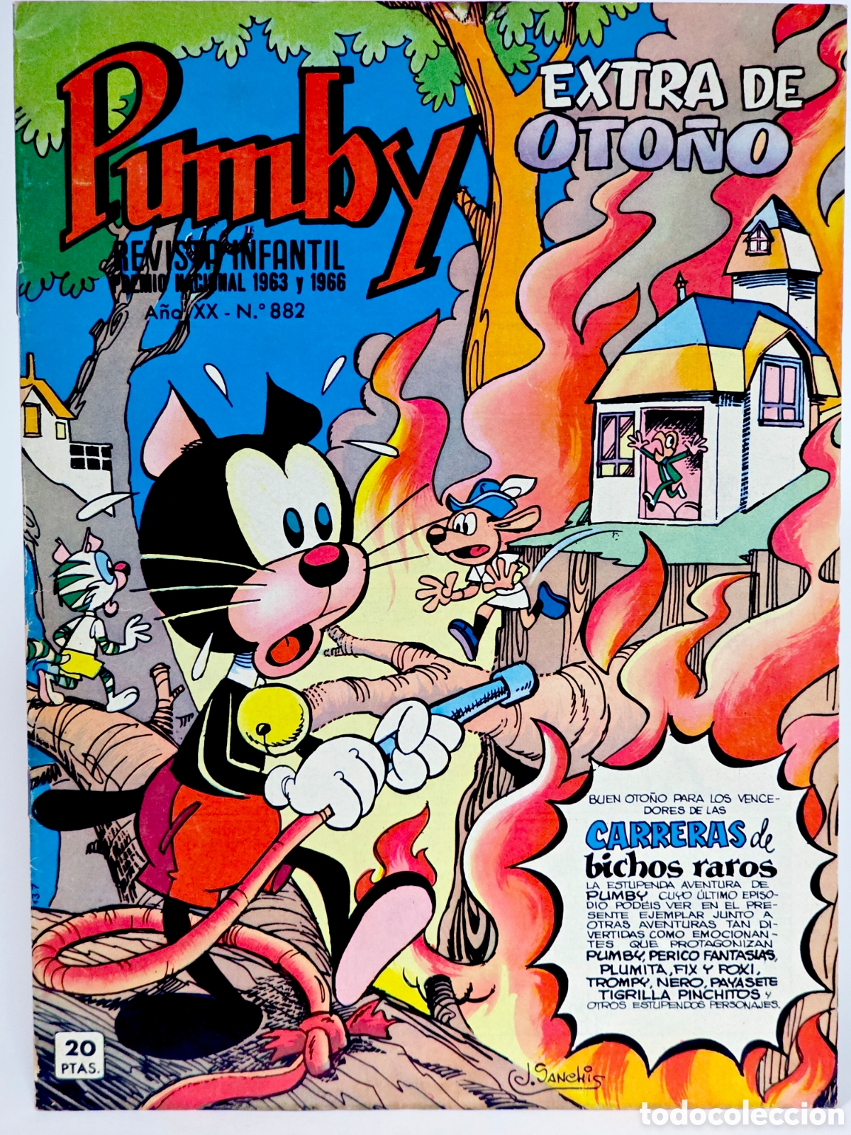 Tebeos: C&Oacute;MIC PUMBY 882 EXTRA OTO&Ntilde;O 1974 EDITORIAL VALENCIANA MUY BUEN ESTADO