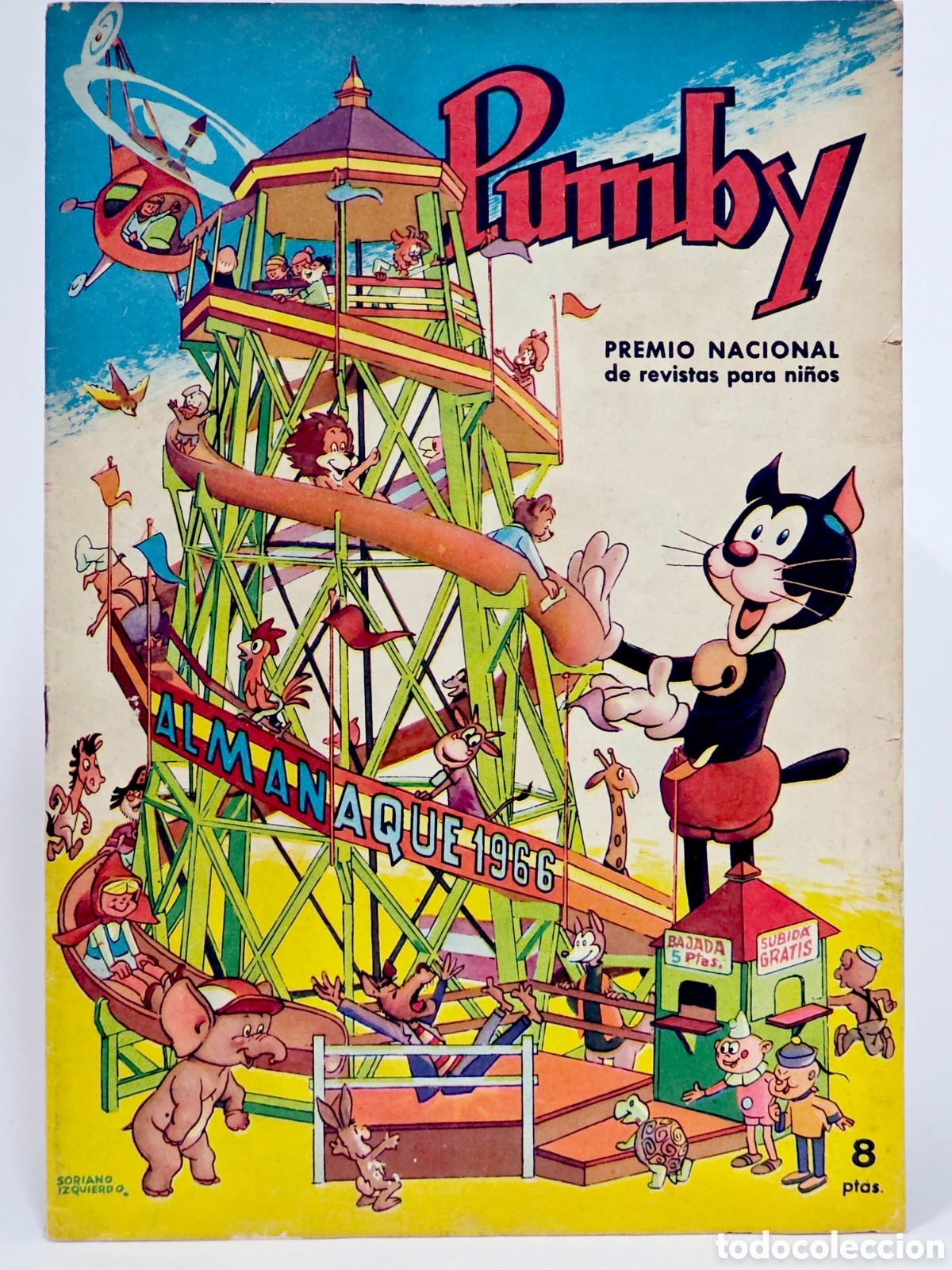 Tebeos: C&Oacute;MIC PUMBY ALMANAQUE 1966 EDITORIAL VALENCIANA MUY BUEN ESTADO