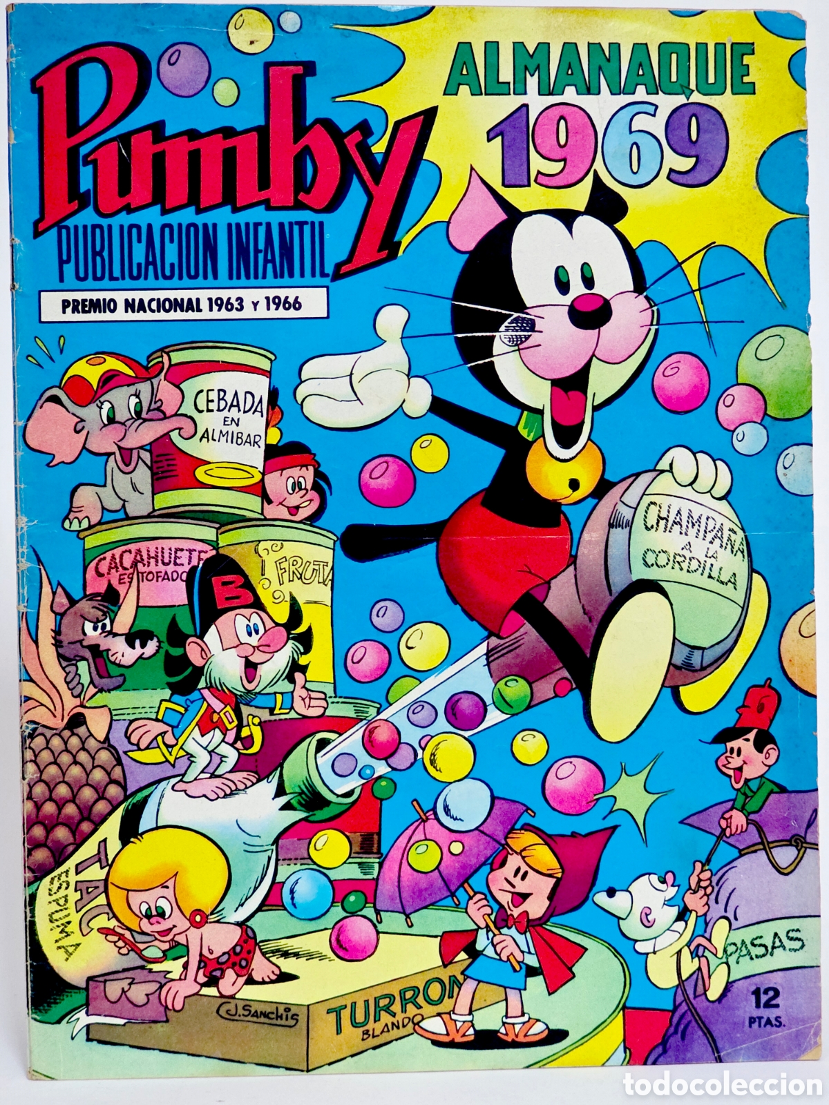 Tebeos: C&Oacute;MIC PUMBY ALMANAQUE 1969 EDITORIAL VALENCIANA NORMAL/BUEN ESTADO